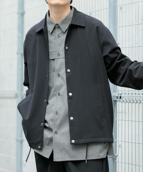 ウォッシャブル×クールタッチ TRコーチジャケット