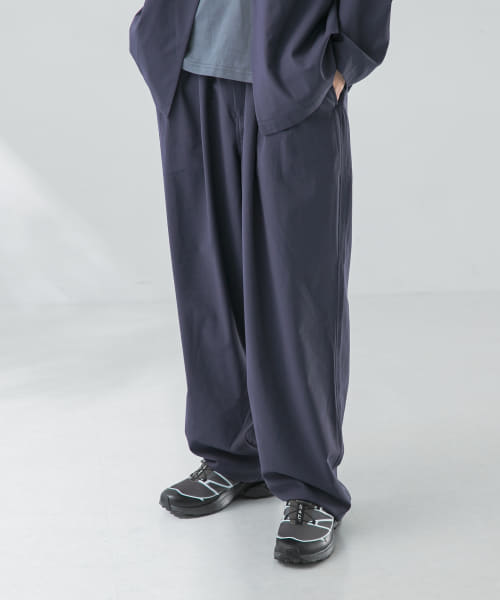 『セットアップ対応』『マシンウォッシャブル』ST WASHABLE WOOL EASY PANTS