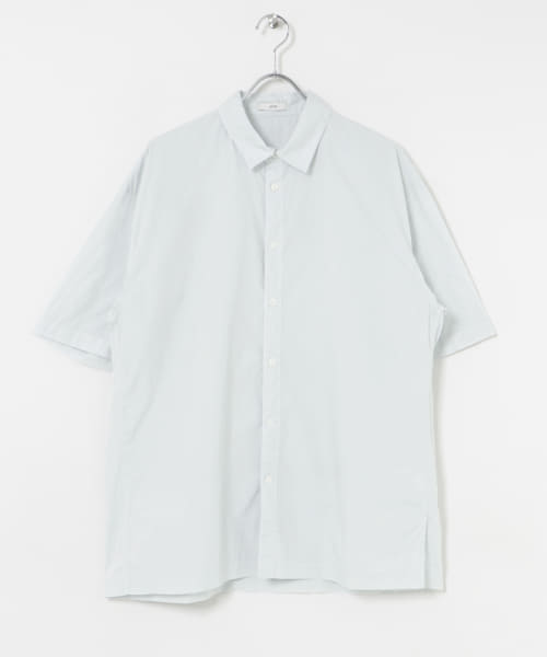 ATON　COTTON LAWN OS SHORT-SLEEVE SHIRTS
