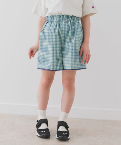 『WEB/一部店舗限定サイズ』チェックキュロット(KIDS)