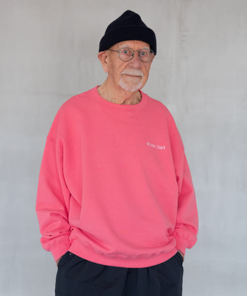SUPER WIDE SWEAT CREW-NECK