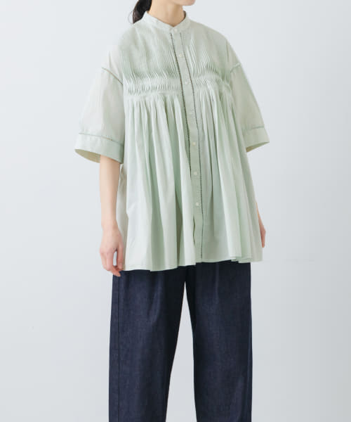 INDIA INDUSTRY　PIN TUCK SHIRTS