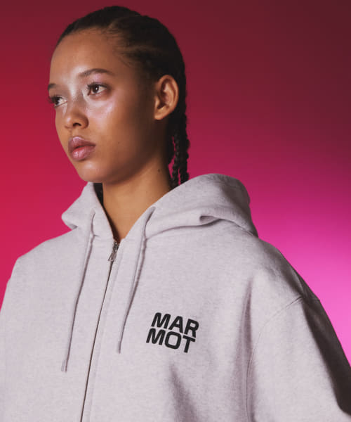 MARMOT CAPITAL　LOGO ZIP UP HOODIE