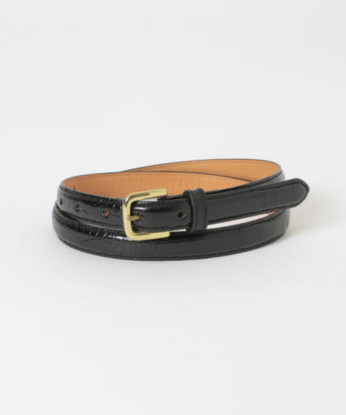 Scye　Press Croco Dress Belt
