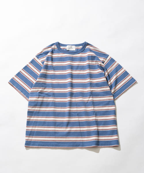 レトロボーダーハーフスリーブTシャツ