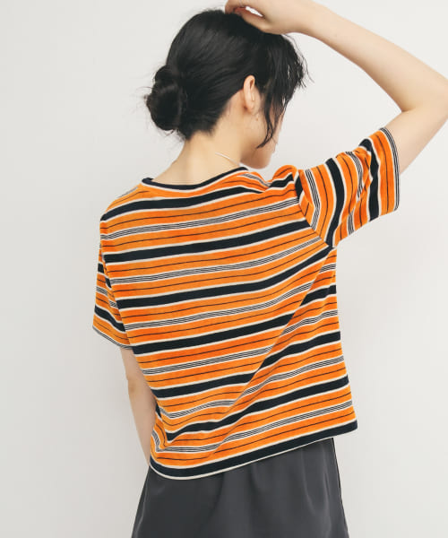 Champion　SHORT SLEEVE BORDER TEE