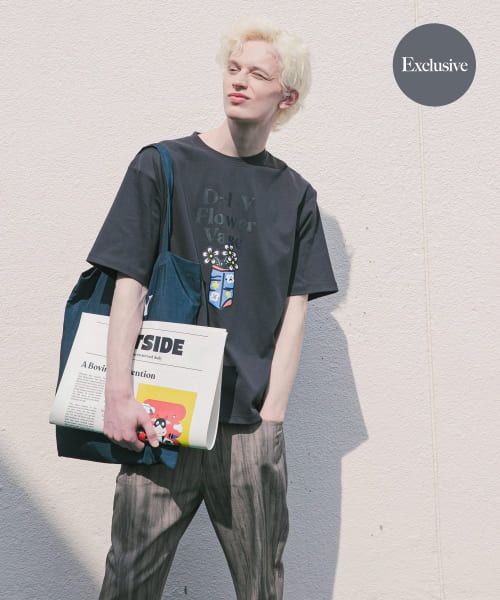 『別注』OATSIDE×SENSE OF PLACE　グラフィックショートスリーブ Tシャツ A