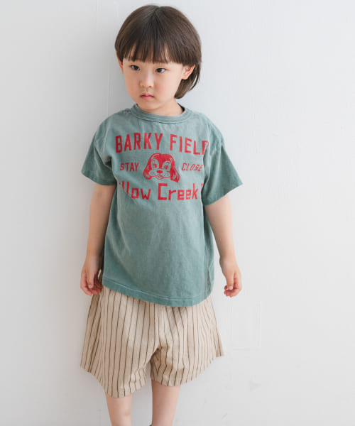 DENIM DUNGAREE　ビンテージテンジク LOVE DOG Tシャツ(KIDS)