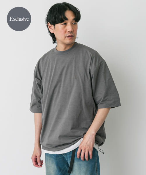 『別注』Snow Peak Apparel×DOORS　Wa/Ac Drawstring Tee