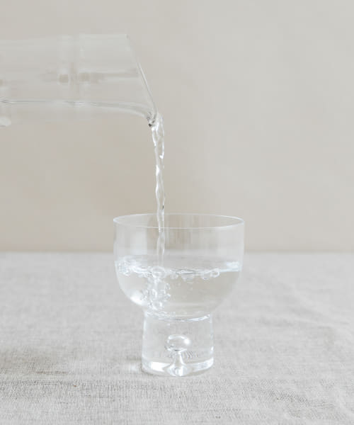 廣田硝子　泡入り杯　化粧箱入り