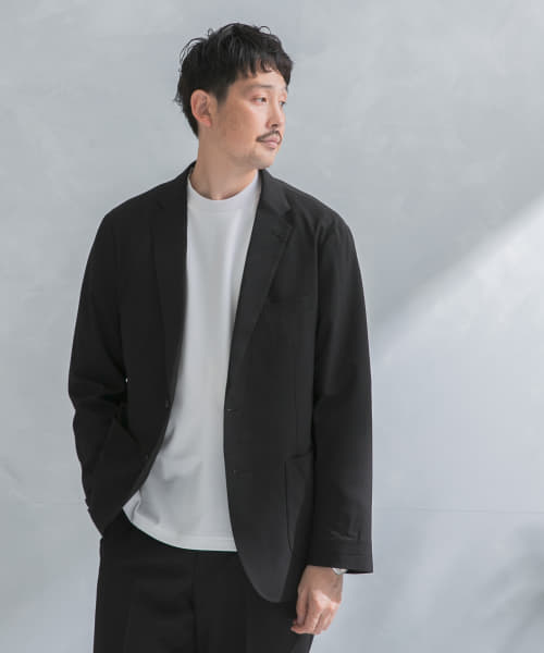 LIFE STYLE TAILOR　カルゼストレッチコンフォータブルジャケット
