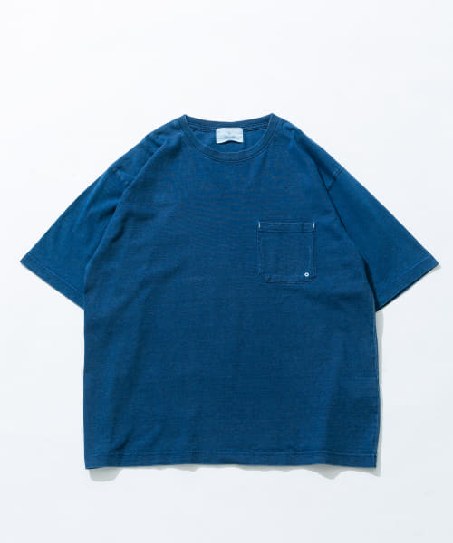 インディゴショートスリーブTシャツ