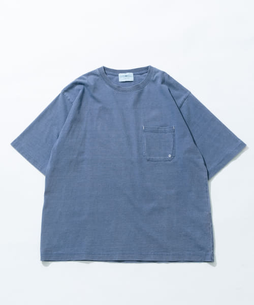 インディゴショートスリーブTシャツ