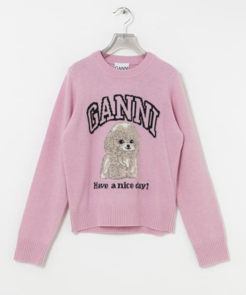 GANNI　Graphic Wool Mix Poodle