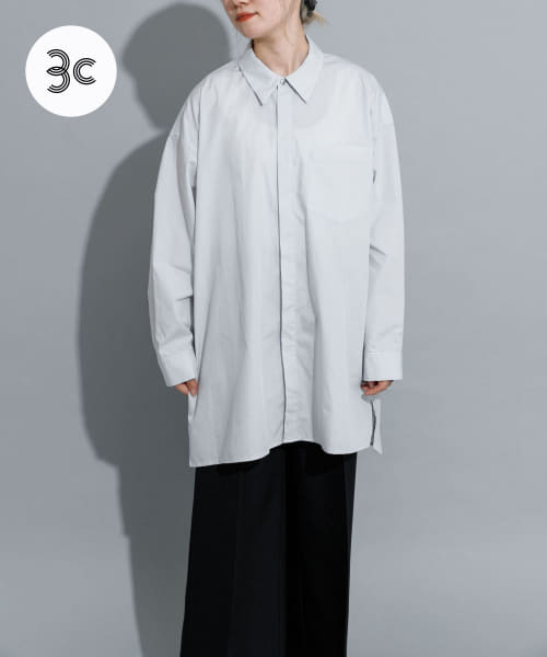 『別注』MIDIUMISOLID×TGM　Organic cotton long-sleeve sh