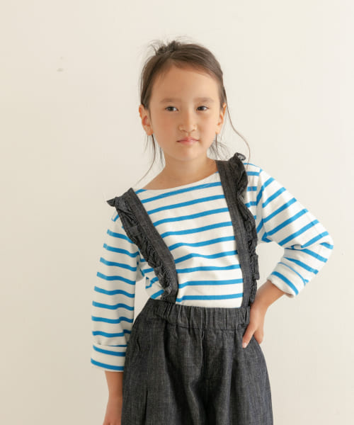 LEE KIDS　BORDER LONG-SLEEVE TEE