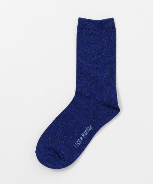I Hate Monday　Glitter Socks
