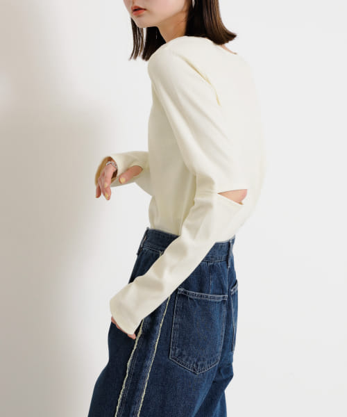 エルボースリットコンパクトトップ