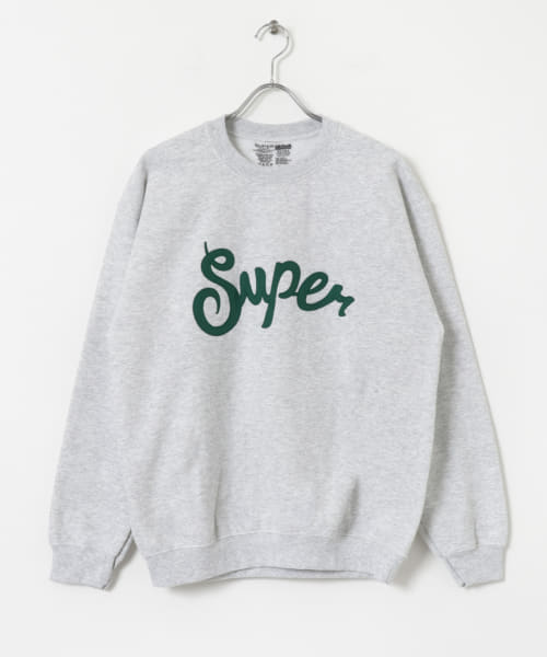 SUPERMARKET　SMアップリケスウェット