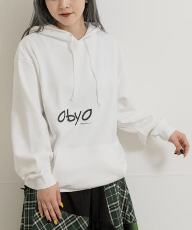 77circa　cats eye print hoody