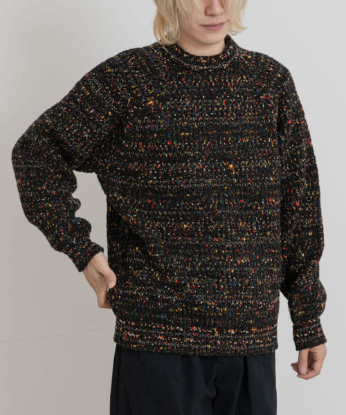 米富繊維　KOUHEN AZE KNIT PULLOVER-1