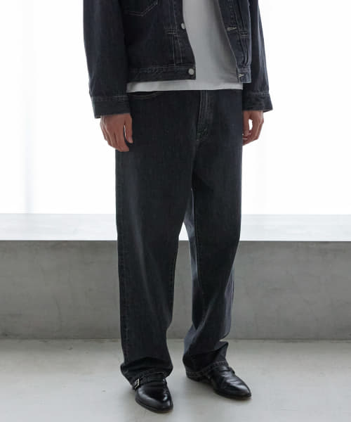 new basic 13.5oz WIDE TAPERED PANTS