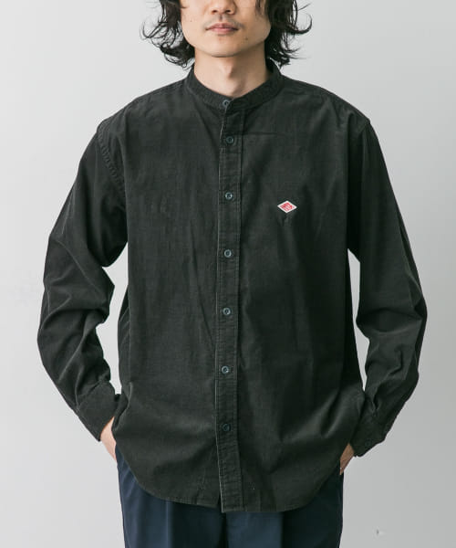 DANTON　BAND COLLAR SHIRTS LONG-SLEEVE