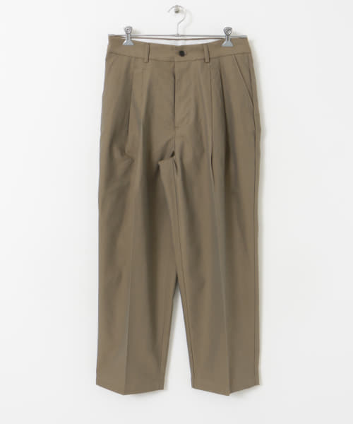 STILL BY HAND　Deep tuck pressed pants