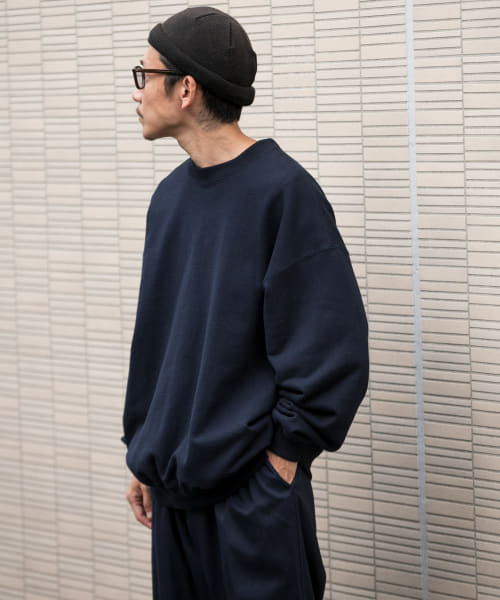 SUPER WIDE SWEAT CREWNECK