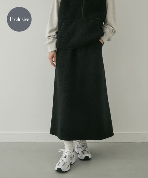 『別注』Snow Peak Apparel×DOORS　ThermalBoa FleeceSkirt
