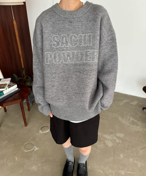 SACHIPOWDERリバーシブルニット