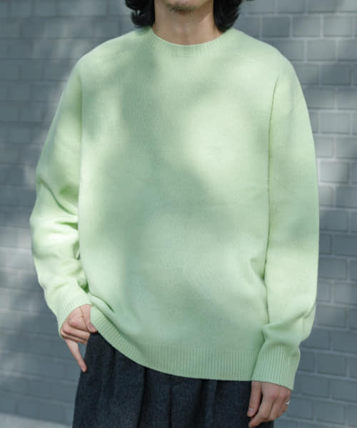 new basic WOOL CASHMERE SEAMLESS KNIT