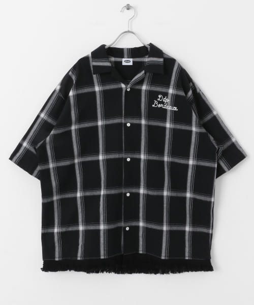 ddp　FRINGE CHECK SHIRTS