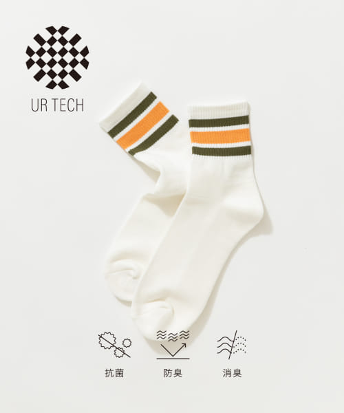 『UR TECH』ラインショートソックス