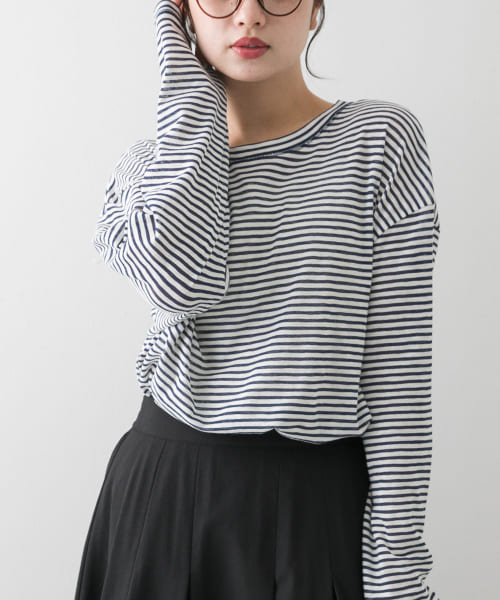 シアーボーダールーズTシャツ