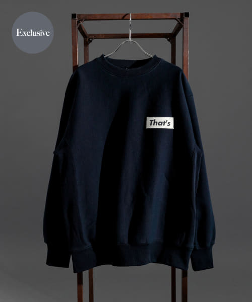 『別注』That’s×THE GOODLAND MARKET　The Sweatshirt 12oz