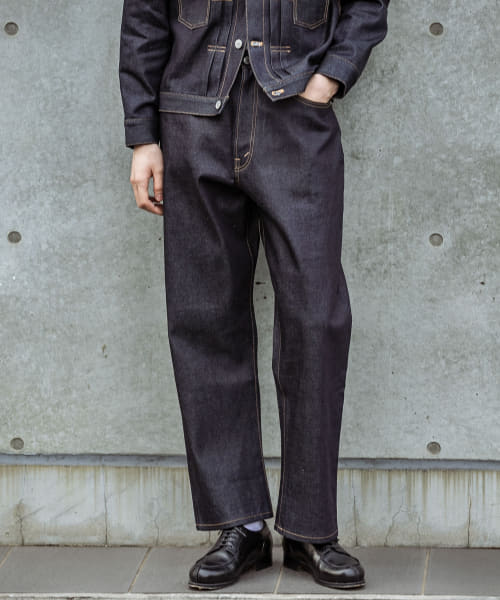 SHIOTA　スーピマDENIM PANTS バギー#JAY