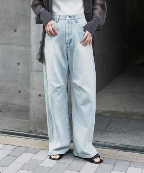 『一部WEB限定カラー』カーブデニム