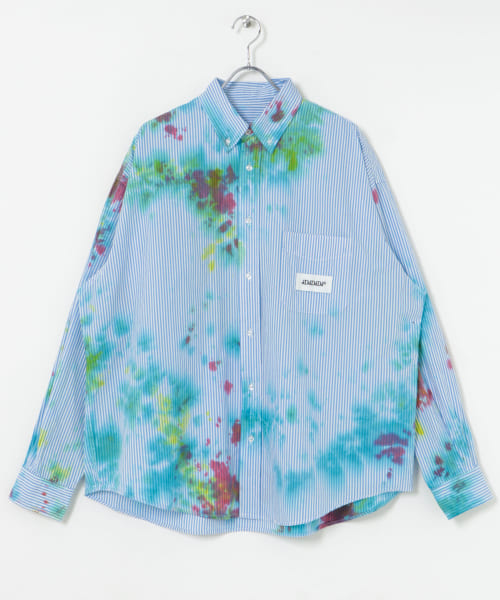 dDdDdDd　STRIPE TIE DYE LONG-SLEEVE SHIRTS