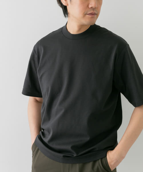 『抗菌/防臭』LIFE STYLE TAILOR　シルケットポンチストレッチTシャツ