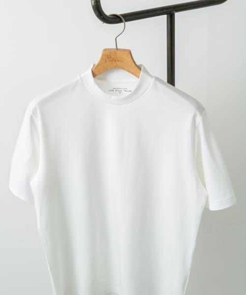 『抗菌/防臭』LIFE STYLE TAILOR　シルケットポンチストレッチTシャツ