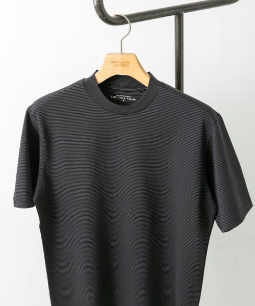 『抗菌/防臭』LIFE STYLE TAILOR　シルケットポンチストレッチTシャツ