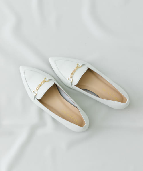 『MADE IN JAPAN』プチチェーンフラットシューズ