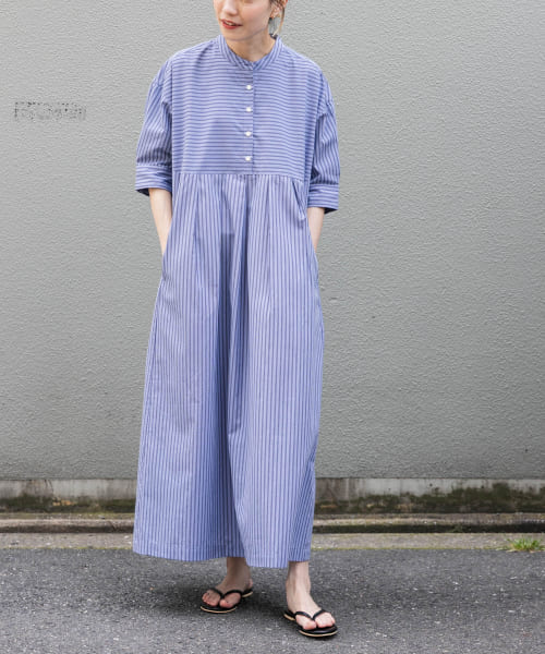 FORK&SPOON　ワイドレンジシャツワンピース