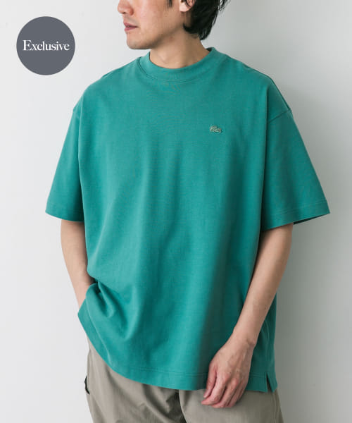 『別注』LACOSTE×DOORS　moss stitch ShortSleeve T-shirts