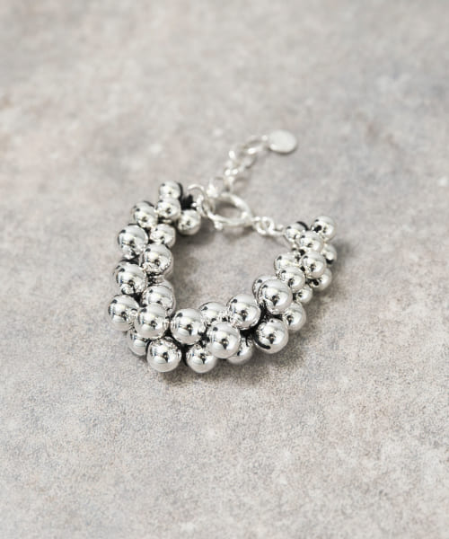 in mood　KNIT BALL bracelet