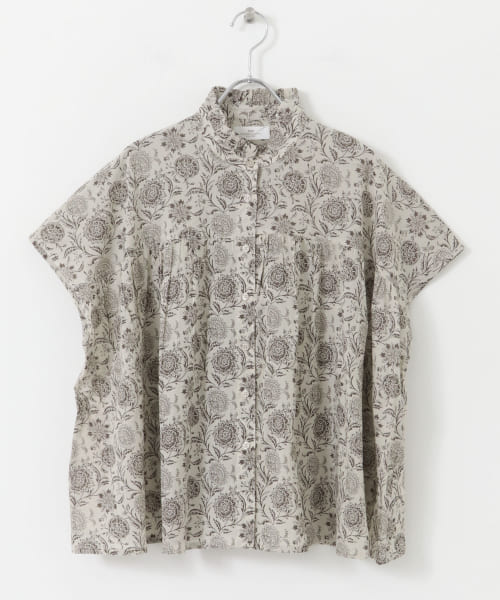 SOIL　FRENCH-SLEEVE SHIRTS