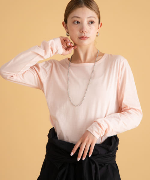 ベーシックシアーロングスリーブTシャツ