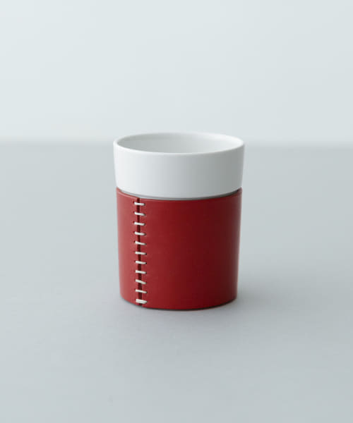 224 porcelain　vestino レザーカバーコップ
