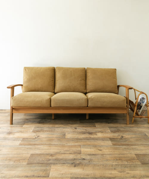 BOTHY Canvas Sofa 3P オーク無垢材